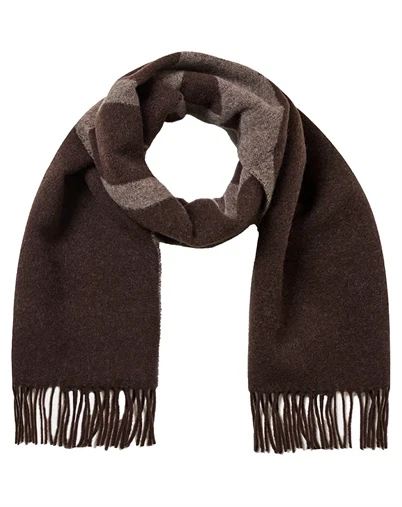 Lala Berlin - Lala Scarf 4 Wool Mix Tørklæde - Brown